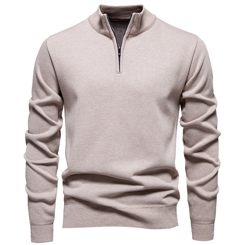 KYNCILOR Pullover mit halbem Reißverschluss