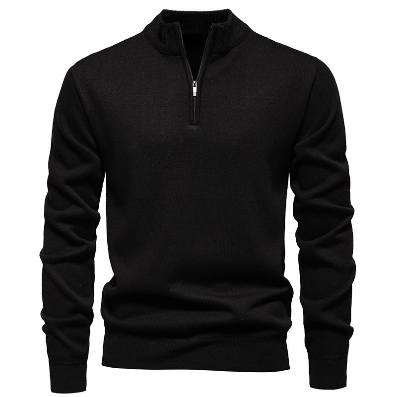 KYNCILOR Pullover mit halbem Reißverschluss