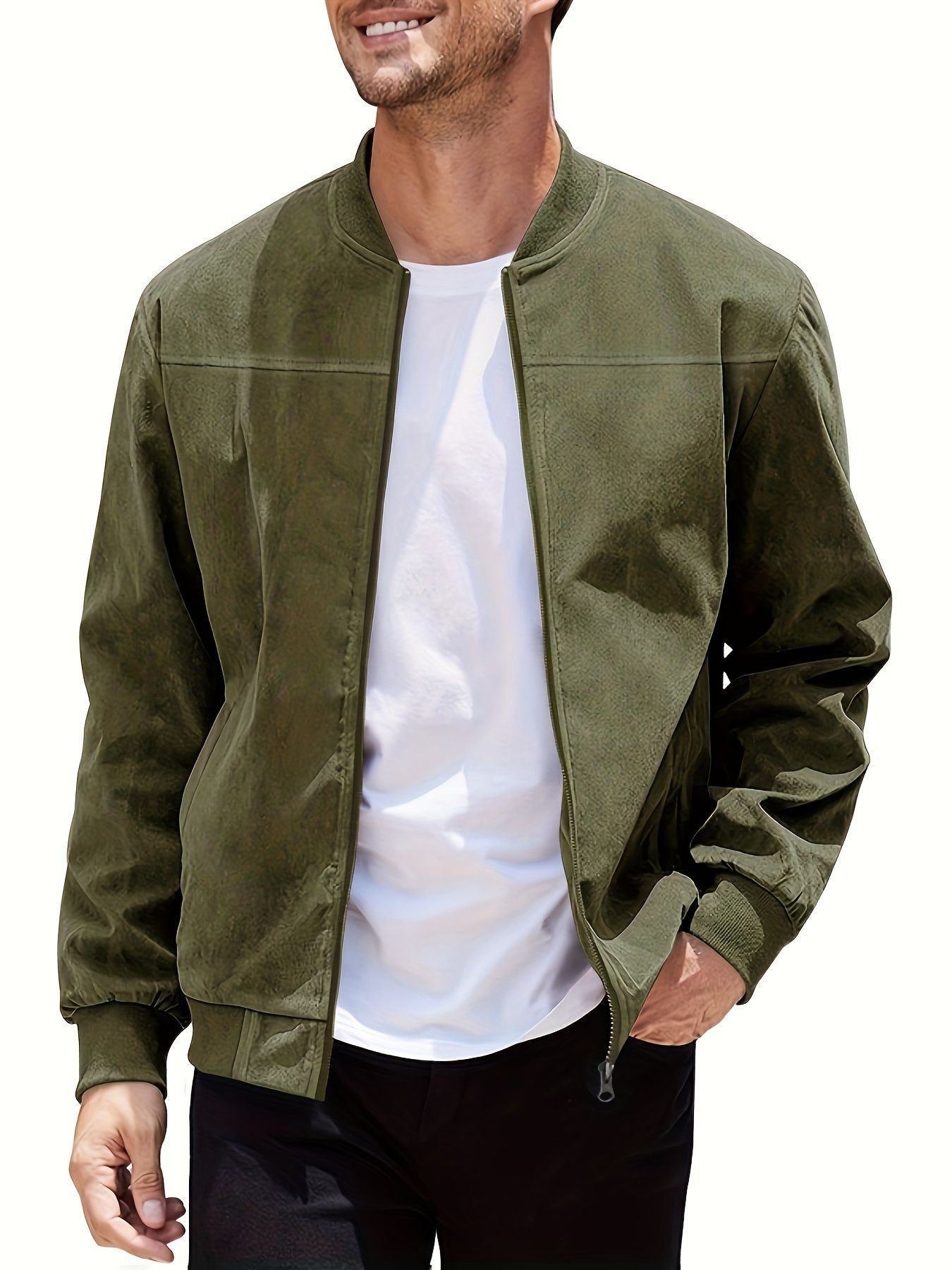 KYNCILOR Wildlederjacke mit Reißverschluss