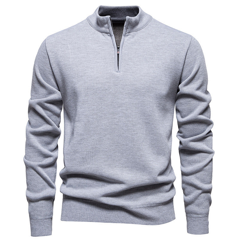KYNCILOR Pullover mit halbem Reißverschluss