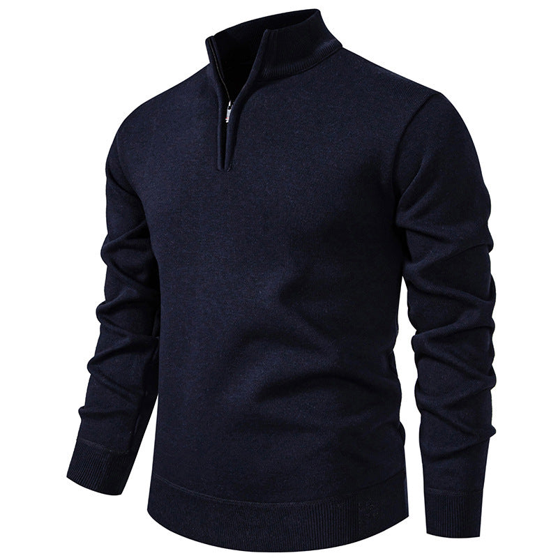 KYNCILOR Pullover mit halbem Reißverschluss