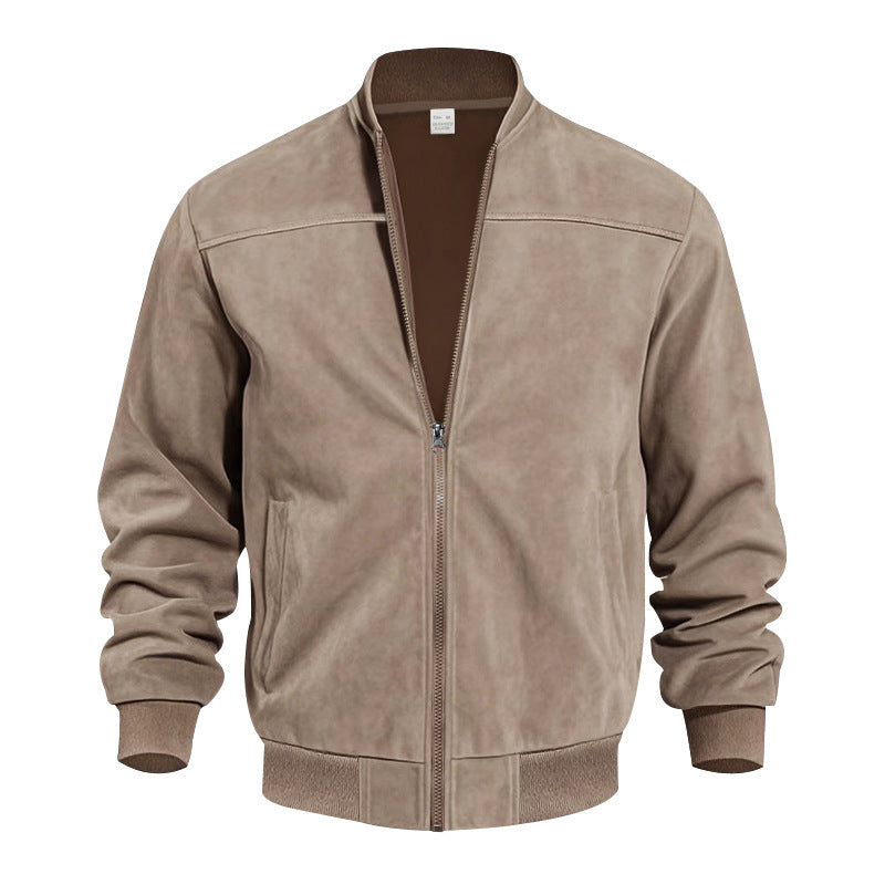 KYNCILOR Wildlederjacke mit Reißverschluss