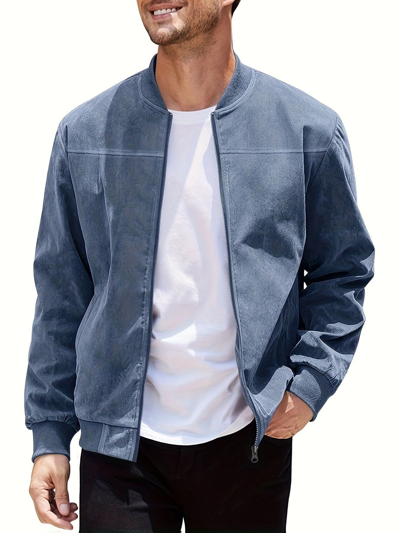KYNCILOR Wildlederjacke mit Reißverschluss
